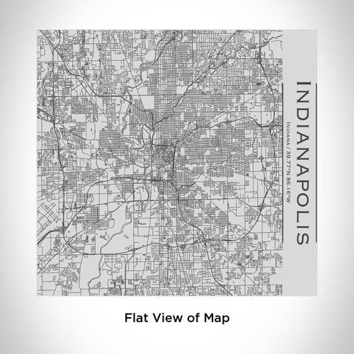 Indianapolis - Indiana Map Tumbler